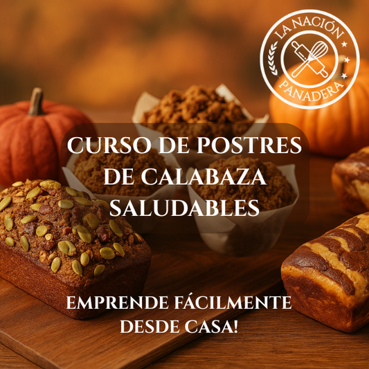 1. Curso para preparar postres de Calabaza Saludables