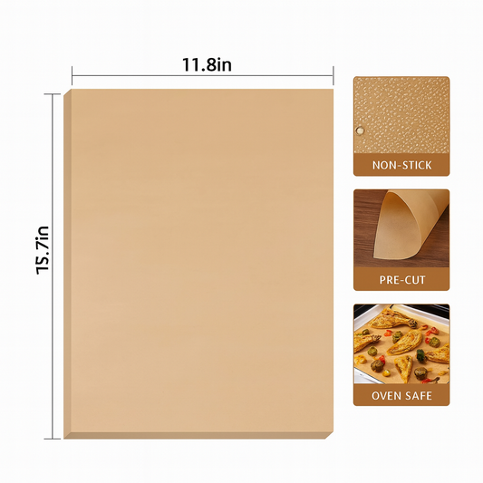 Papel para hornear pre-cortado 50 pzas